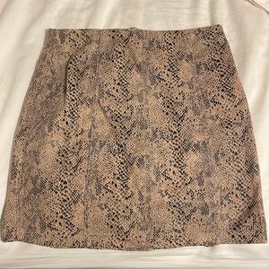 Snake print shirt from these three boutique